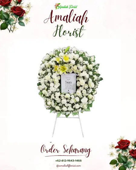 Krans Bunga Duka Pasar Prabumulih Ii